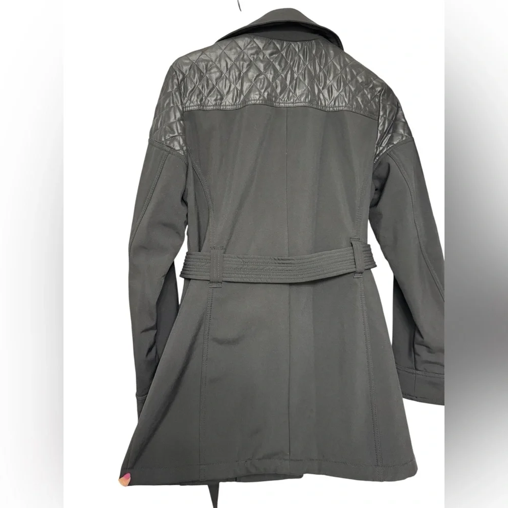 Michael Kors Black Trench Coat - Picture 2 of 5